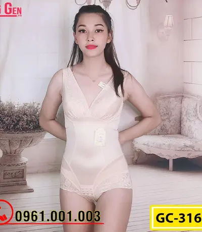 Bộ Đồ Lót Gen Định Hình - Gen Nịt Bụng Giúp Thon Gọn Eo (Cod: GC-3168)