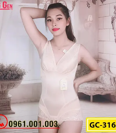 Bộ Đồ Lót Gen Định Hình - Gen Nịt Bụng Giúp Thon Gọn Eo (Cod: GC-3168)