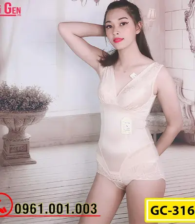 Bộ Đồ Lót Gen Định Hình - Gen Nịt Bụng Giúp Thon Gọn Eo (Cod: GC-3168)