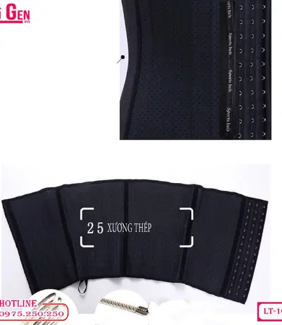 Gen Nịt Bụng Cao Su Latex Định Hình Thon Gọn Eo LT-104
