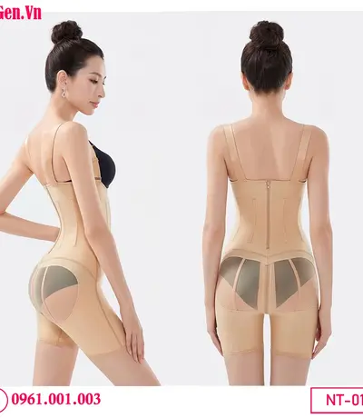 Áo gen body shaper sau phẫu thuật hút mỡ bụng đùi cấy mông hỗ trợ recovery nhanh.
