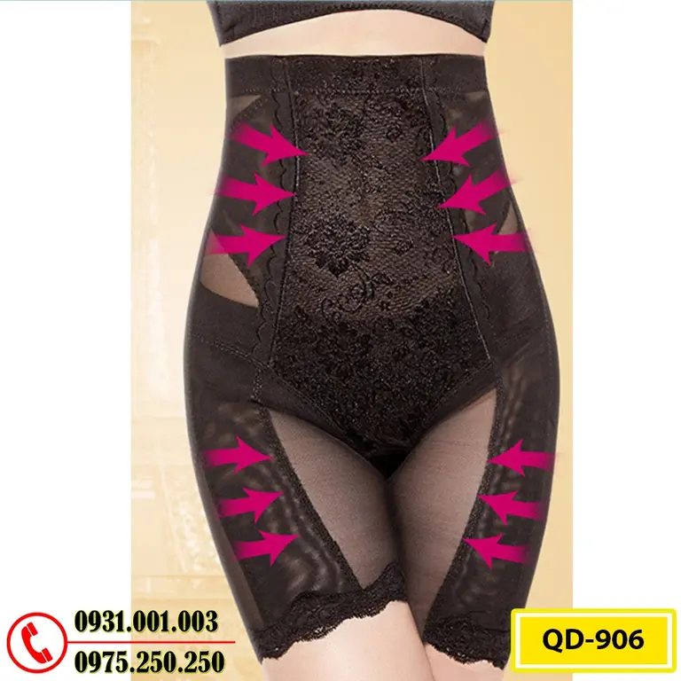 Quần Lót Định Hình - Quần Gen Định Hình Thon Bụng, Ôm Đùi (QD-906)