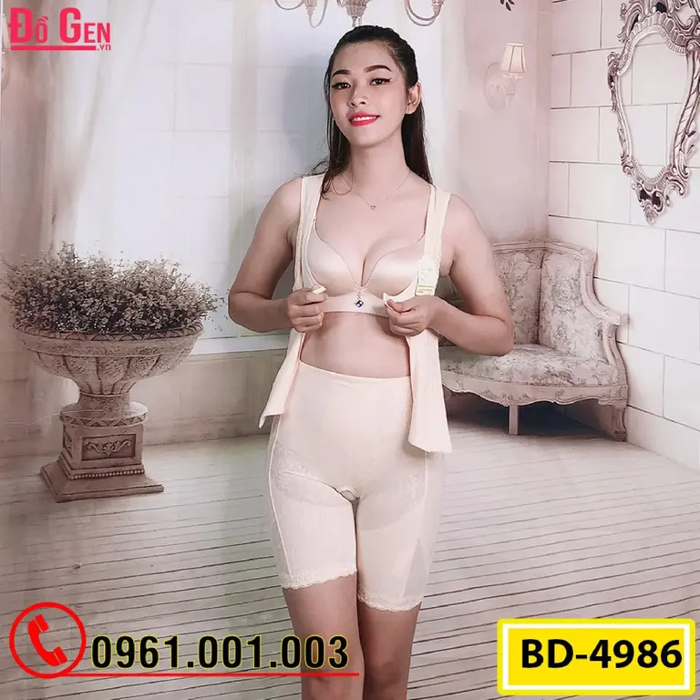 Bộ Đồ Gen Định Hình - Gen Nịt Bụng Thu Gọn Vòng 2 (Cod: BD-4986)