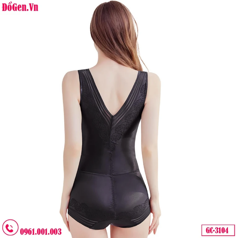 Bộ Đồ Lót Liền Thân Định Hình Nịt Bụng Toàn Thân Cao Cấp Có Sẵn Mút Ngực GC-3104