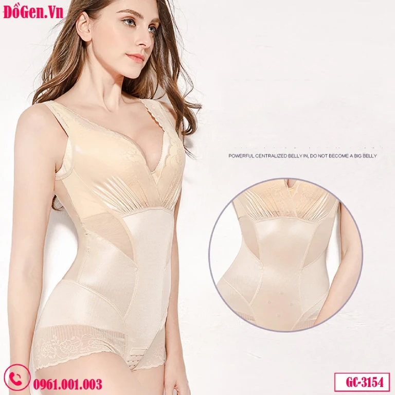 Áo Lót Gen Định Hình Toàn Thân Nịt Bụng Chính Hãng Chất Lượng GC-3154