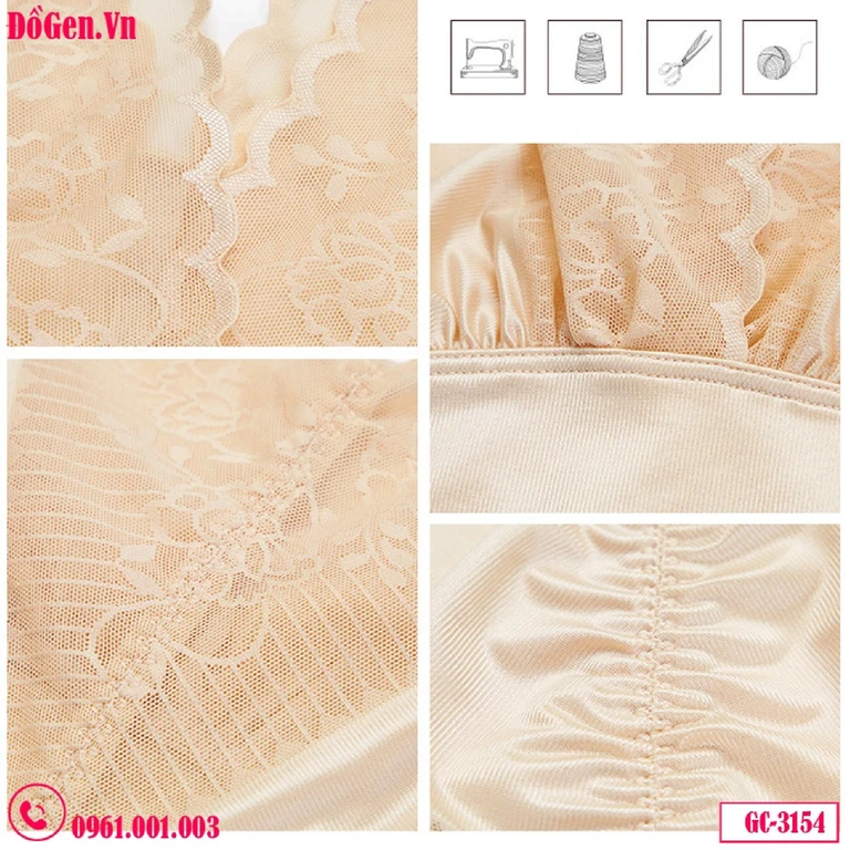 Áo gen định hình toàn thân hàng chính hãng siết eo tiện lợi 3154