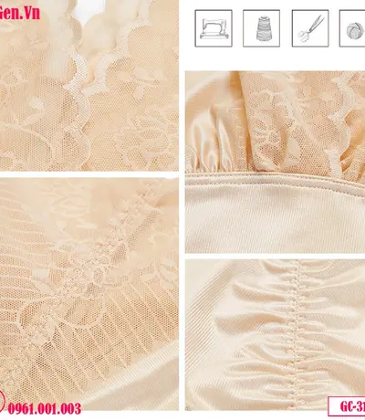 Áo Lót Gen Định Hình Toàn Thân Nịt Bụng Chính Hãng Chất Lượng GC-3154