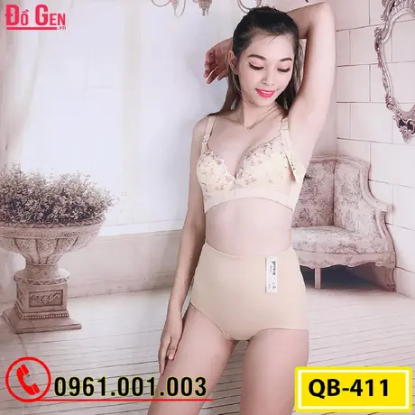 Gen Nịt Bụng - Quần Lót Gen Định Hình Cao Cấp Chống Cuộn Thu Gọn Vòng Eo (Cod: QB-411)