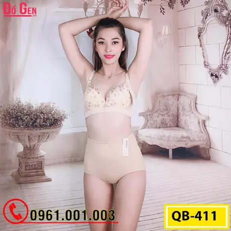 Gen Nịt Bụng - Quần Lót Gen Định Hình Cao Cấp Chống Cuộn Thu Gọn Vòng Eo (Cod: QB-411)