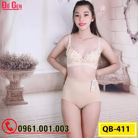 Gen Nịt Bụng - Quần Lót Gen Định Hình Cao Cấp Chống Cuộn Thu Gọn Vòng Eo (Cod: QB-411)