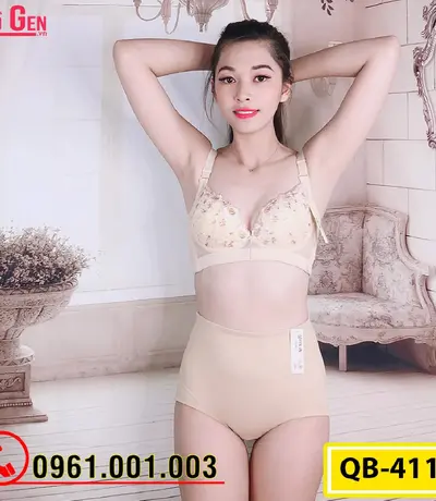 Gen Nịt Bụng - Quần Lót Gen Định Hình Cao Cấp Chống Cuộn Thu Gọn Vòng Eo (Cod: QB-411)