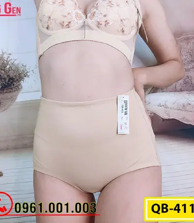 Gen Nịt Bụng - Quần Lót Gen Định Hình Cao Cấp Chống Cuộn Thu Gọn Vòng Eo (Cod: QB-411)