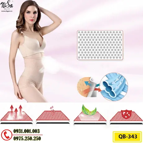 Quần Gen Định Hình - Quần Lót Định Hình Cao Cấp Thu Nhỏ Vòng Eo (Cod: QB-343)