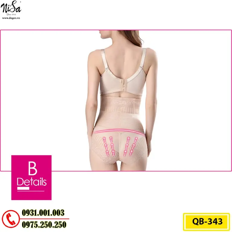 Quần Gen Định Hình - Quần Lót Định Hình Cao Cấp Thu Nhỏ Vòng Eo (Cod: QB-343)