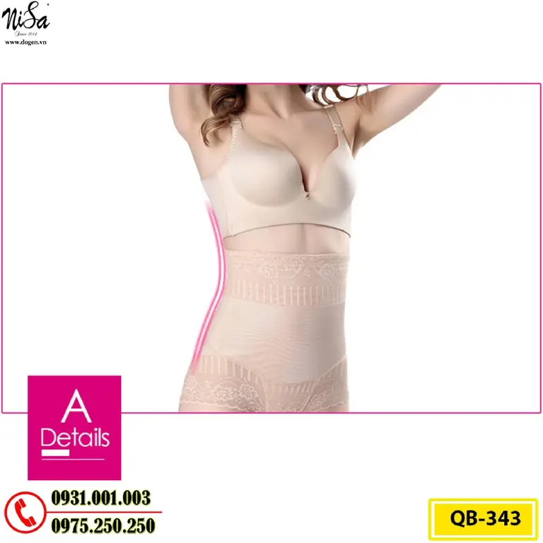Quần Gen Định Hình - Quần Lót Định Hình Cao Cấp Thu Nhỏ Vòng Eo (Cod: QB-343)