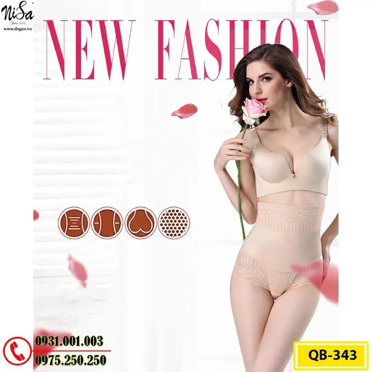 Quần Gen Định Hình - Quần Lót Định Hình Cao Cấp Thu Nhỏ Vòng Eo (Cod: QB-343)
