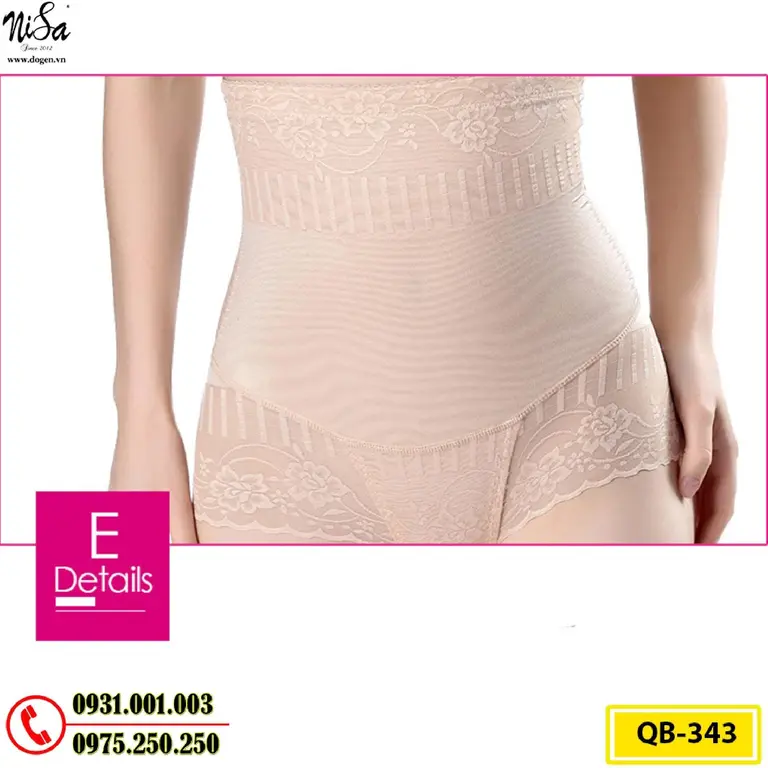 Quần Gen Định Hình - Quần Lót Định Hình Cao Cấp Thu Nhỏ Vòng Eo (Cod: QB-343)