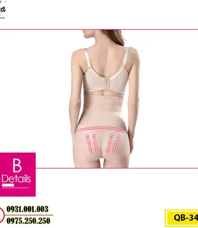 Quần Gen Định Hình - Quần Lót Định Hình Cao Cấp Thu Nhỏ Vòng Eo (Cod: QB-343)