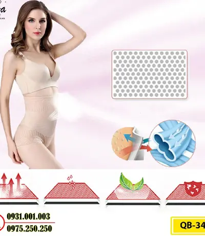 Quần Gen Định Hình - Quần Lót Định Hình Cao Cấp Thu Nhỏ Vòng Eo (Cod: QB-343)