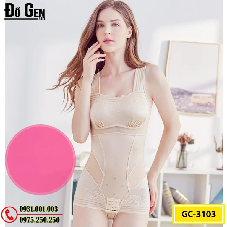 Đồ Lót Gen Định Hình Liền Thân Cao Cấp Nâng Mông, Thu Nhỏ Eo (Cod: GC-3103)