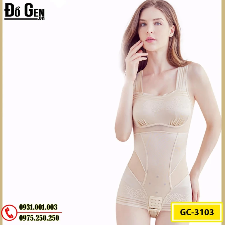 Đồ Lót Gen Định Hình Liền Thân Cao Cấp Nâng Mông, Thu Nhỏ Eo (Cod: GC-3103)