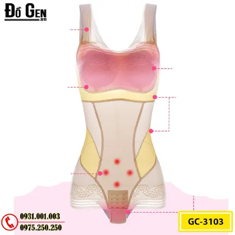 Đồ Lót Gen Định Hình Liền Thân Cao Cấp Nâng Mông, Thu Nhỏ Eo (Cod: GC-3103)