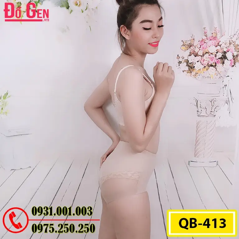 Quần Gen Định Hình - Quần Lót Gen Định Hình Nâng Mông Thu Nhỏ Eo (Cod: QB-413)