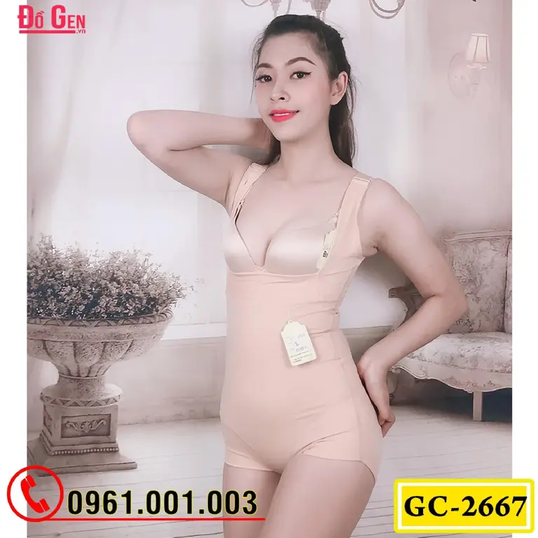 Đồ Lót Gen Định Hình Liền Thân Cao Cấp Thu Nhỏ Eo (Cod: GC-2667)