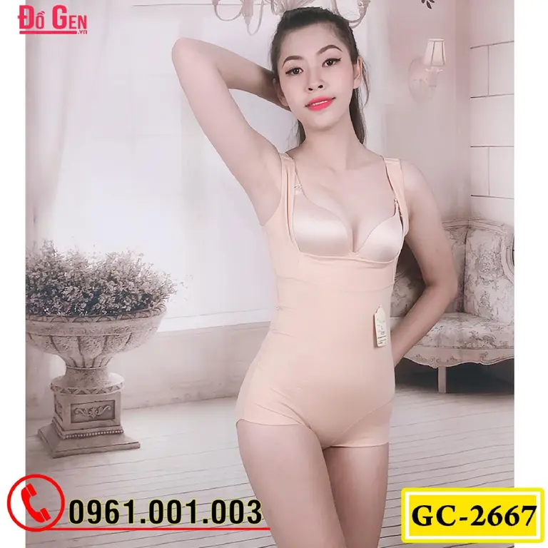 Đồ Lót Gen Định Hình Liền Thân Cao Cấp Thu Nhỏ Eo (Cod: GC-2667)