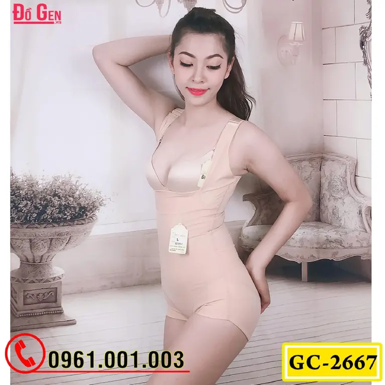 Đồ Lót Gen Định Hình Liền Thân Cao Cấp Thu Nhỏ Eo (Cod: GC-2667)