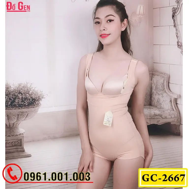 Đồ Lót Gen Định Hình Liền Thân Cao Cấp Thu Nhỏ Eo (Cod: GC-2667)