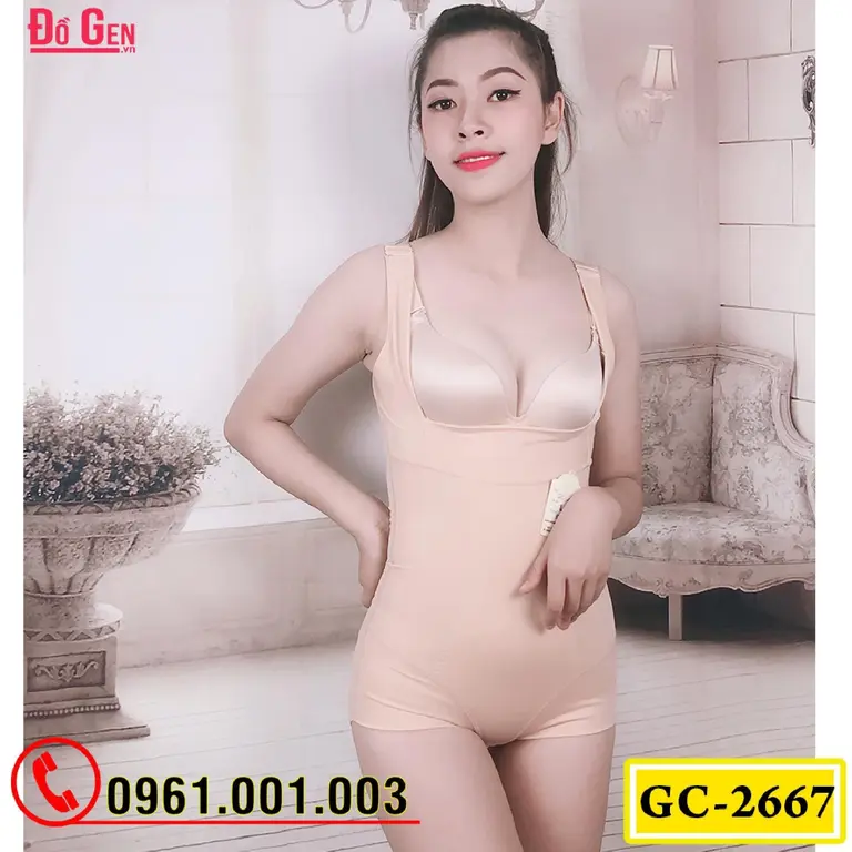 Đồ Lót Gen Định Hình Liền Thân Cao Cấp Thu Nhỏ Eo (Cod: GC-2667)