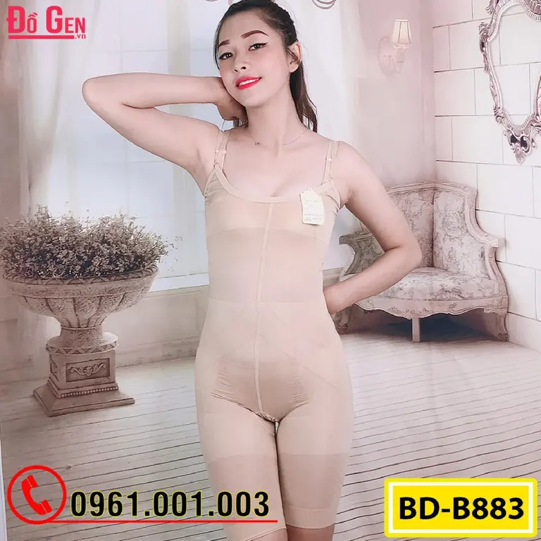 Bộ Đồ Lót Gen Định Hình - Gen Nịt Bụng Thu Gọn Vòng Eo (Cod: BD-B883)