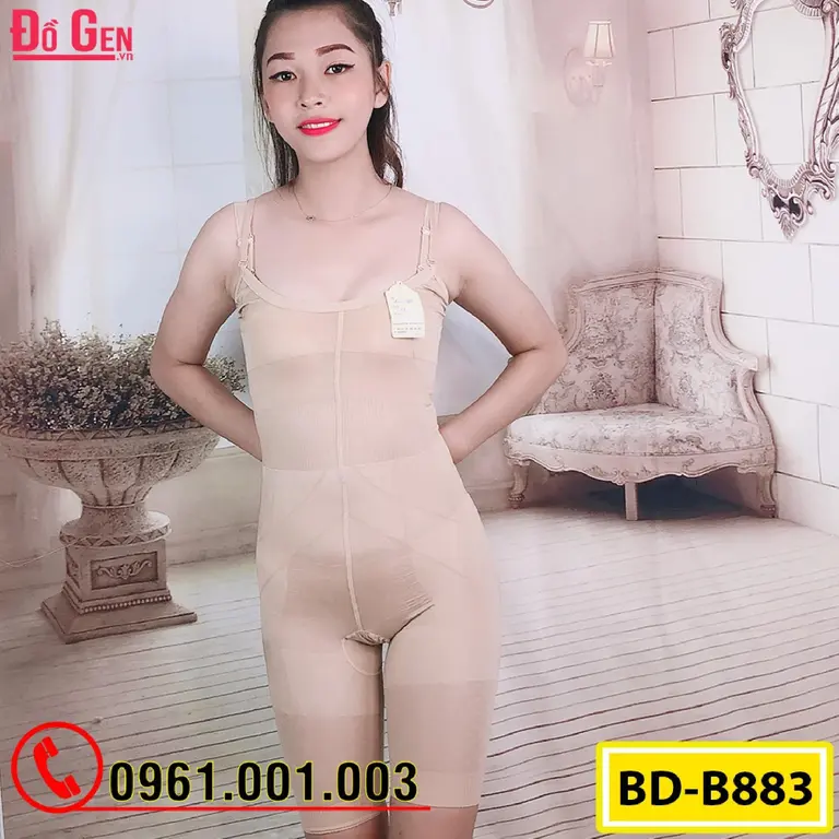 Bộ Đồ Lót Gen Định Hình - Gen Nịt Bụng Thu Gọn Vòng Eo (Cod: BD-B883)