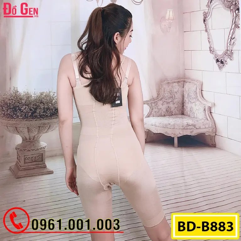 Bộ Đồ Lót Gen Định Hình - Gen Nịt Bụng Thu Gọn Vòng Eo (Cod: BD-B883)