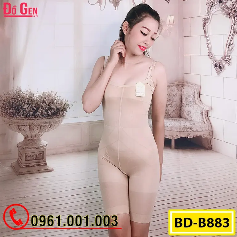 Bộ Đồ Lót Gen Định Hình - Gen Nịt Bụng Thu Gọn Vòng Eo (Cod: BD-B883)