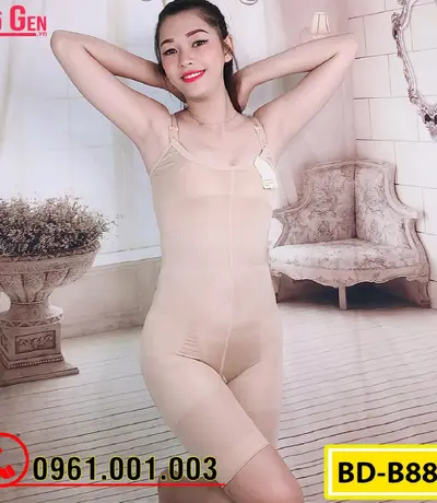 Bộ Đồ Lót Gen Định Hình - Gen Nịt Bụng Thu Gọn Vòng Eo (Cod: BD-B883)