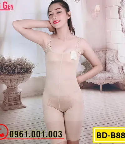 Bộ Đồ Lót Gen Định Hình - Gen Nịt Bụng Thu Gọn Vòng Eo (Cod: BD-B883)