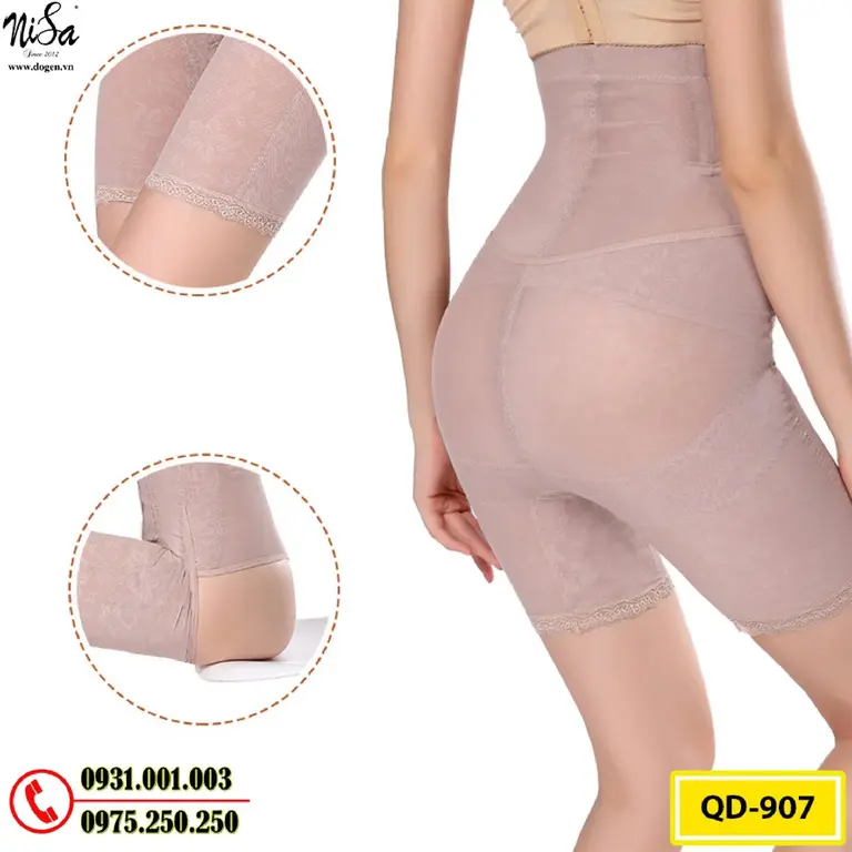 Quần Gen Bụng Định Hình - Quần Lót Định Hình Thu Nhỏ Vòng 2 (Cod: QD-907)