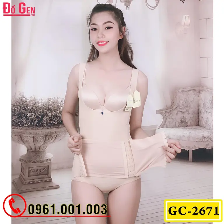 Đồ Gen Nịt Bụng - Đồ Lót Định Hình Liền Thân Cao Cấp (Cod: GC-2671)