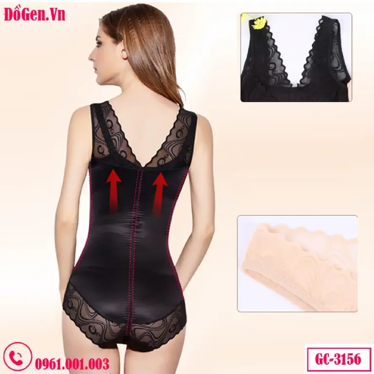 Bộ Đồ Lót Nịt Bụng Định Hình Toàn Thân Liền Quần cao cấp GC-3156