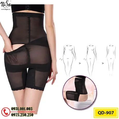 Quần Lót Định Hình - Quần Gen Bụng Định Hình Chống Cuộn Cao Cấp (Cod: QD-907)