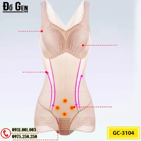 Đồ Lót Gen Định Hình Cao Cấp Nâng Mông, Thu Nhỏ Vòng Eo (Cod: GC-3104)