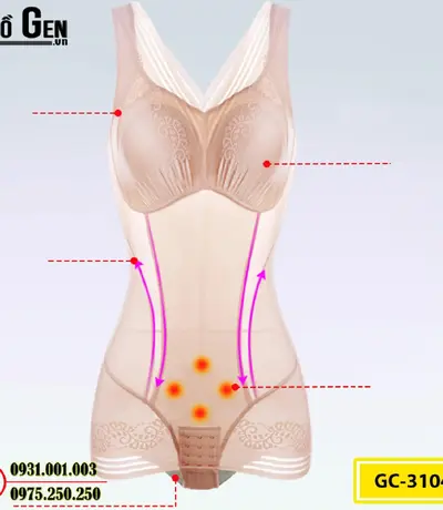 Đồ Lót Gen Định Hình Cao Cấp Nâng Mông, Thu Nhỏ Vòng Eo (Cod: GC-3104)