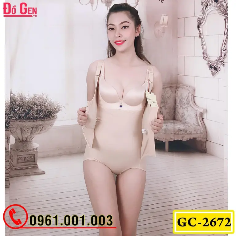 Đồ Lót Gen Định Hình - Gen Nịt Bụng Khoe Đường Cong Thon Gọn (Cod: GC-2672)