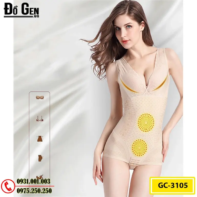 Quần Áo Lót Gen Định Hình Liền Thân Cao Cấp Cho Nữ (Cod: GC-3105)