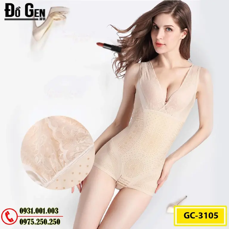 Quần Áo Lót Gen Định Hình Liền Thân Cao Cấp Cho Nữ (Cod: GC-3105)