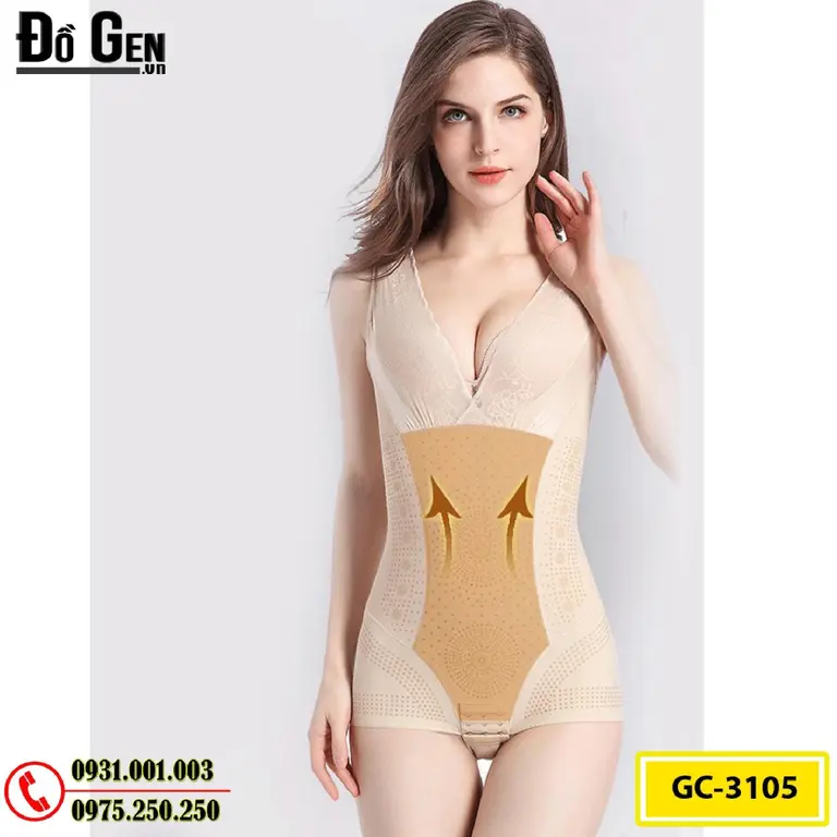 Quần Áo Lót Gen Định Hình Liền Thân Cao Cấp Cho Nữ (Cod: GC-3105)