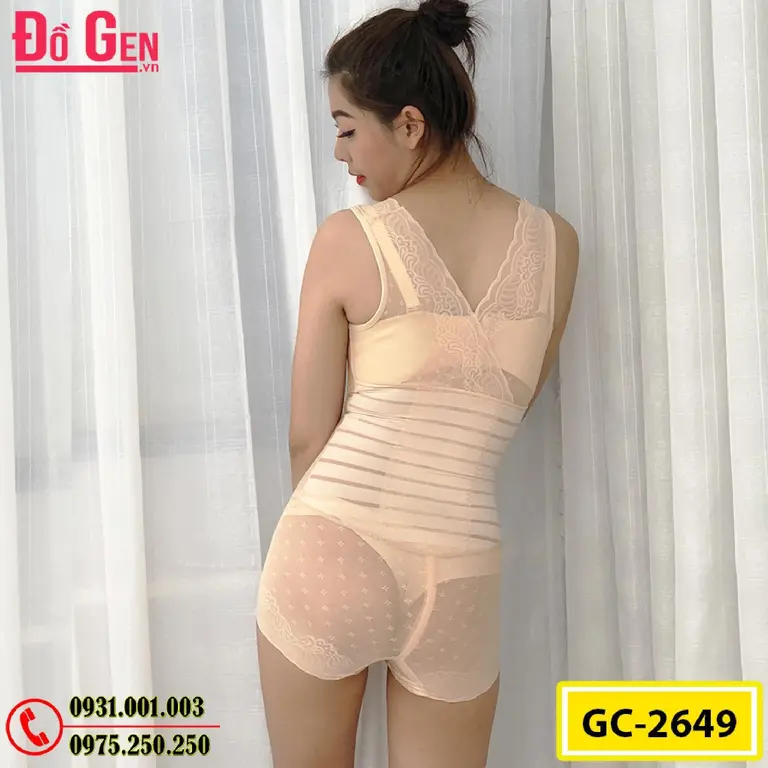 Đồ Lót Gen Định Hình Liền Thân Cao Cấp Thu Nhỏ Eo (Cod: GC-2649)