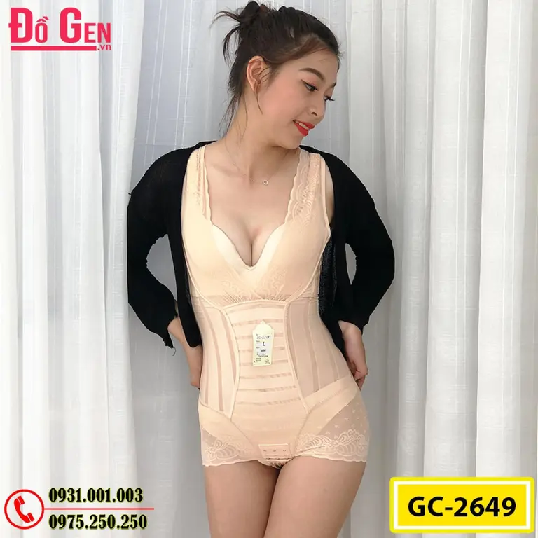 Đồ Lót Gen Định Hình Liền Thân Cao Cấp Thu Nhỏ Eo (Cod: GC-2649)